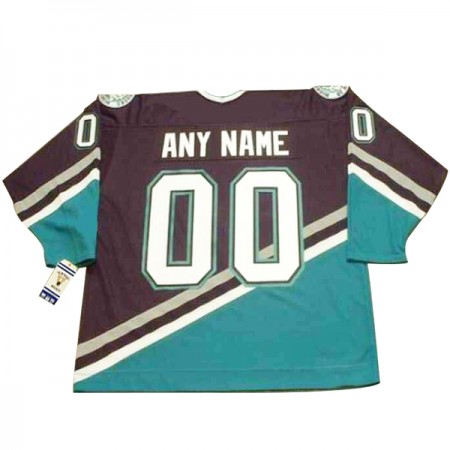 Camisola Anaheim Ducks Mighty Ducks Personalizado CCM Throwback Authentic - Homem
